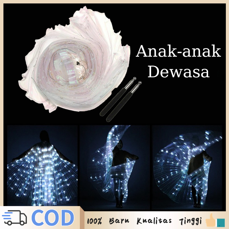 Sayap Kostum Karnaval Kostum Sayap Karnaval Led Kostum Sayap Anak Aldult