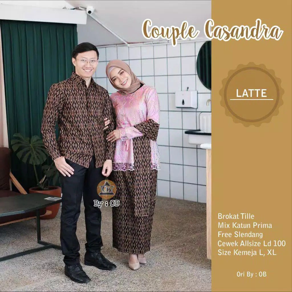 Kebaya Couple Kutu Baru Kebaya Wisuda Tunangan Lamaran Batik Baju Couple Kondangan Terbaru 2025