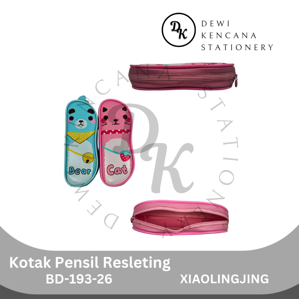 

Xiaolingjing Kotak Pensil Resleting BD-193-26