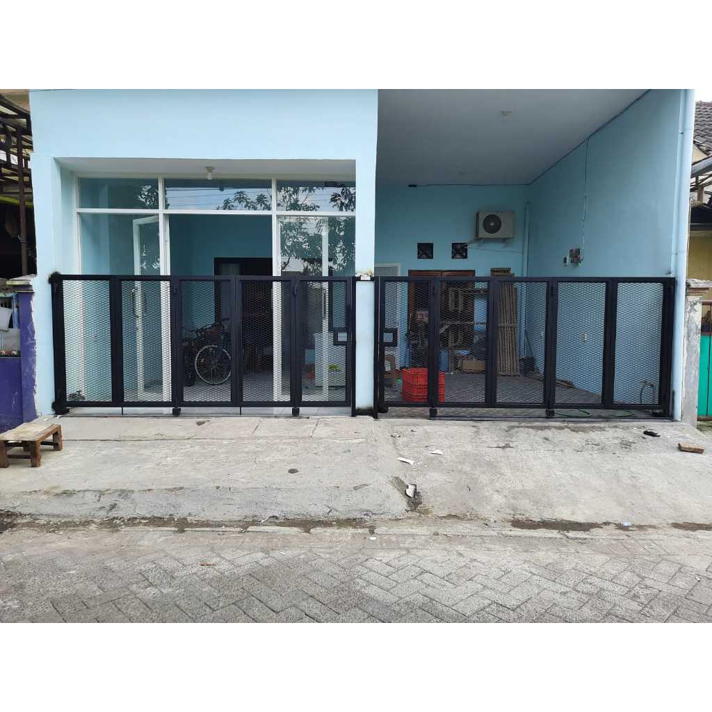 Pagar Expanded Metal Motif Hexagonal (Baca Deskripsi)