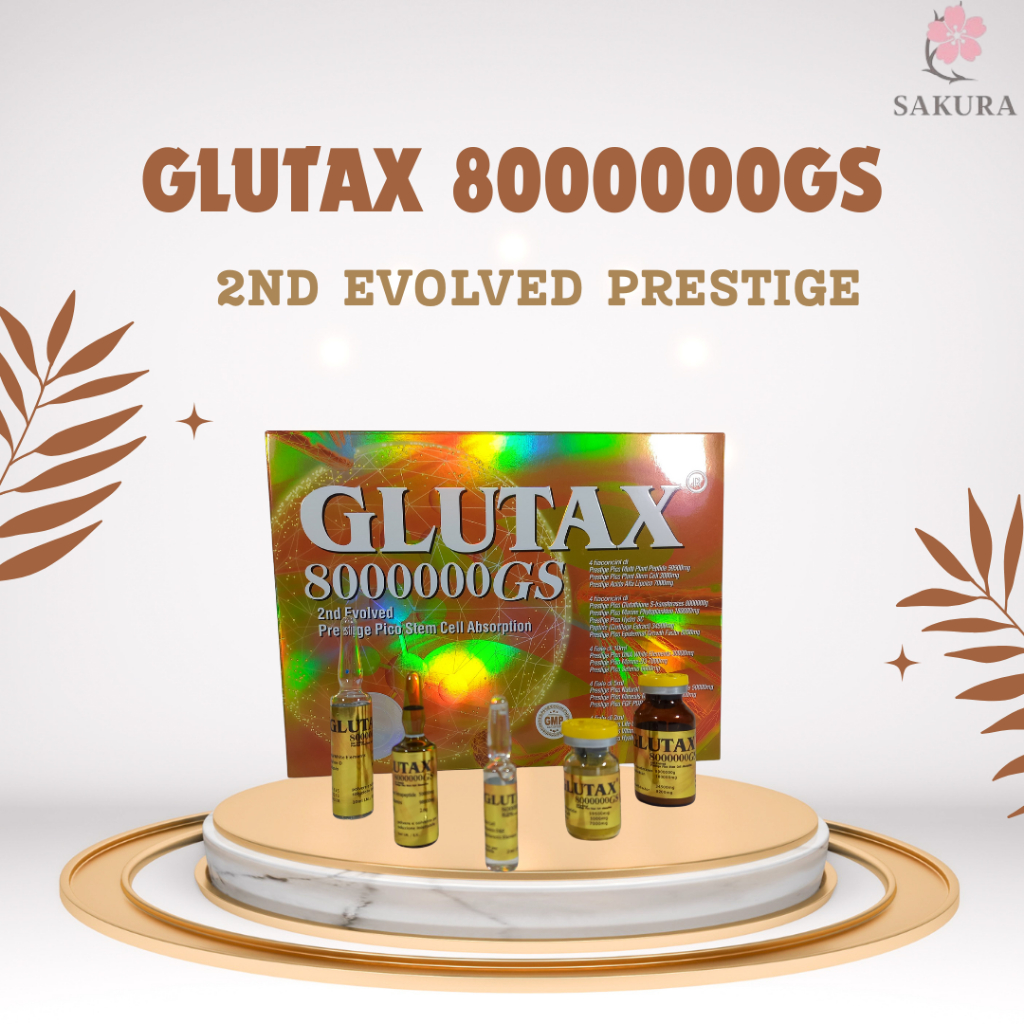 Glutamxxxxx 8000000GS 2ND EVOLVED PRESTIGE BOX isi 4 Set