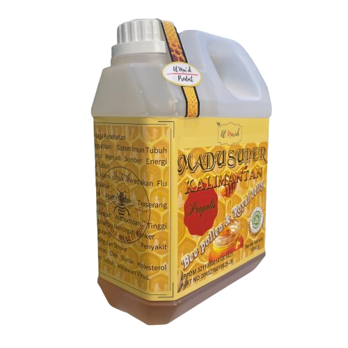 Madu Super Kalimantan 1 kg Al-Mar'ah - Beepolen dan Royal Jelly kualitas terjamin