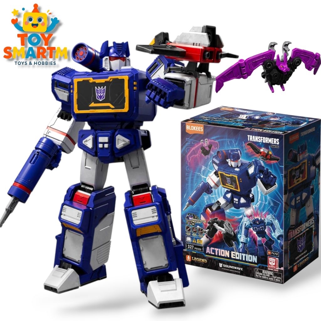 Blokees Transformers AE Soundwave Action Figure Transformers SOUNDWAVE ACTION EDITION