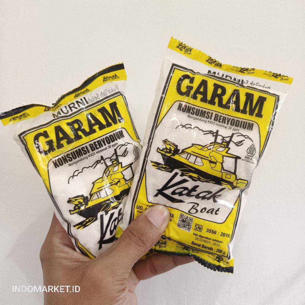 

Garam cap katak 200g/Garam/Garam cap katak boat