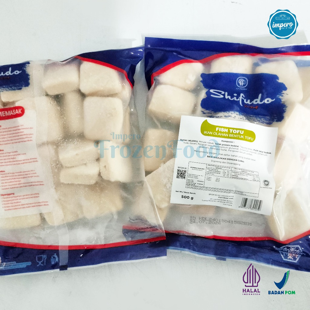 

Shifudo Fish Tofu 500gr Halal