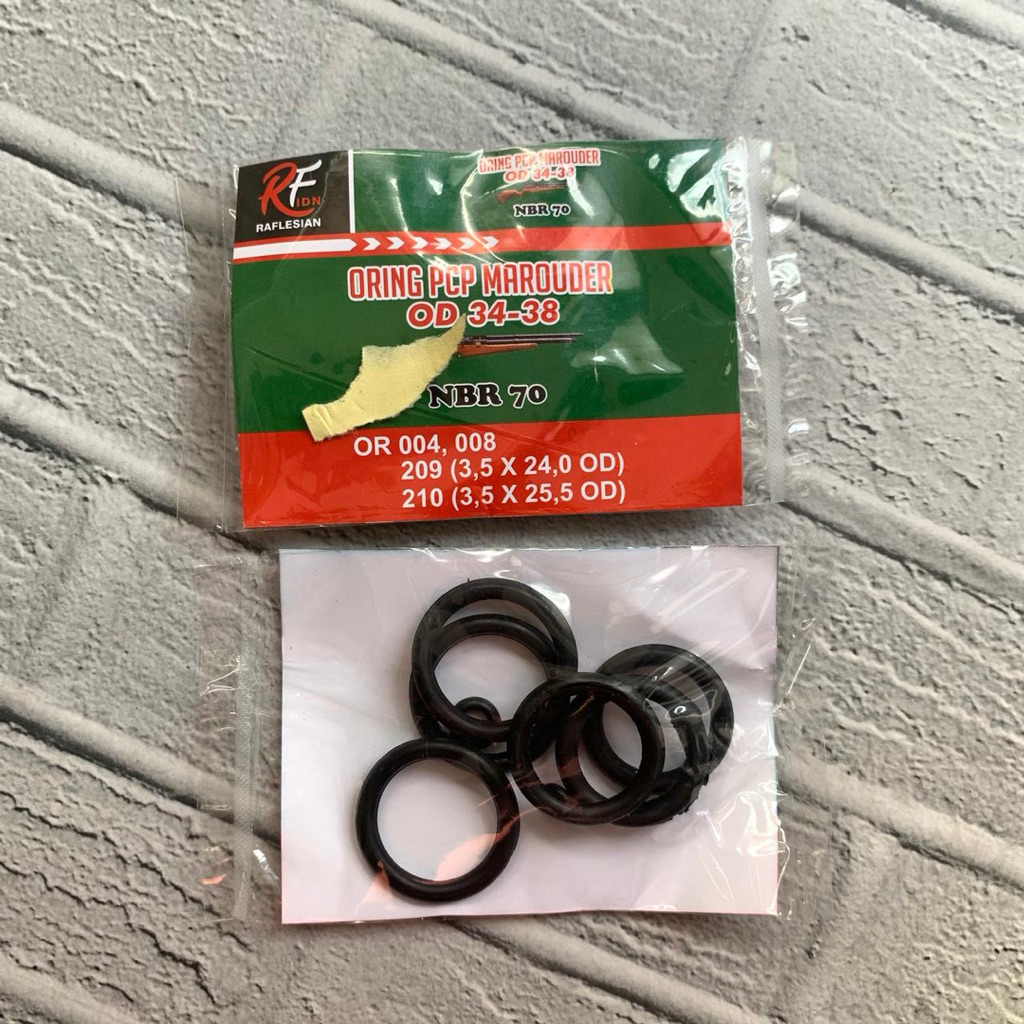 Sil oring set NBR 70 od 34 -38 / seal set