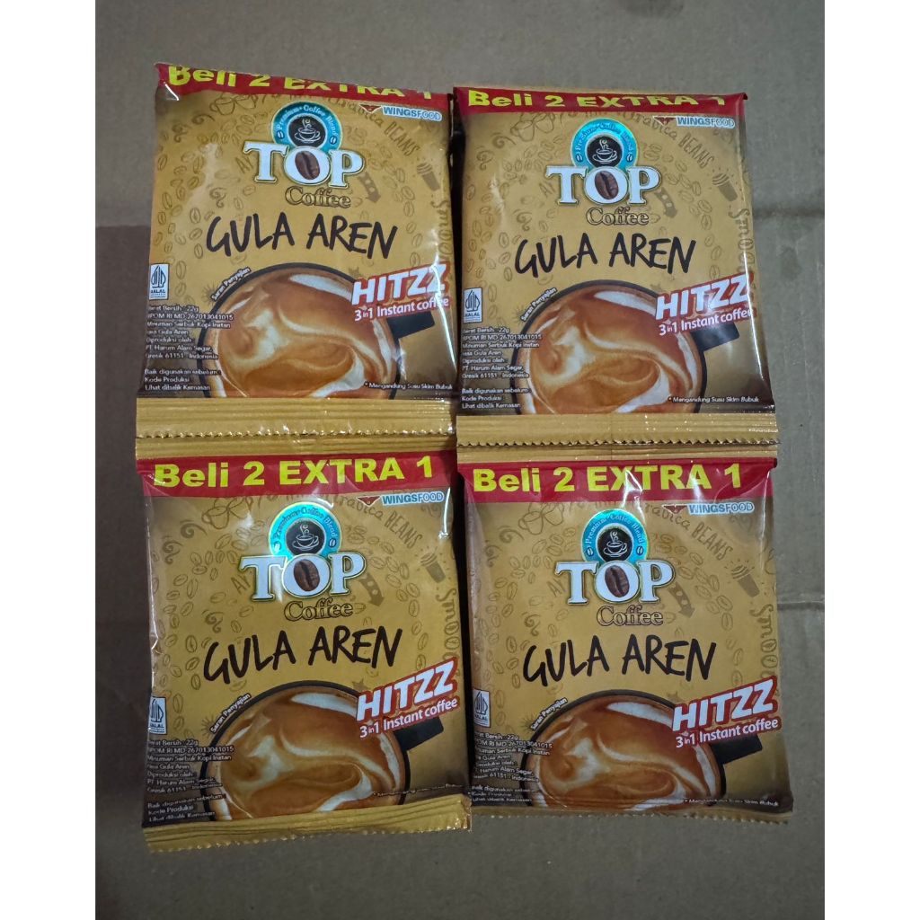 

Top Coffee Gula Aren 1Renceng isi 15Sachet