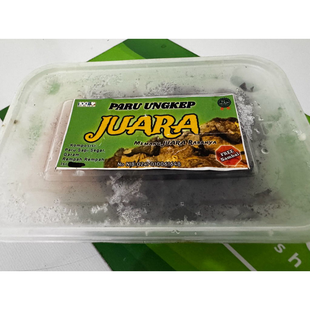 

Paru Ungkep + Sambal