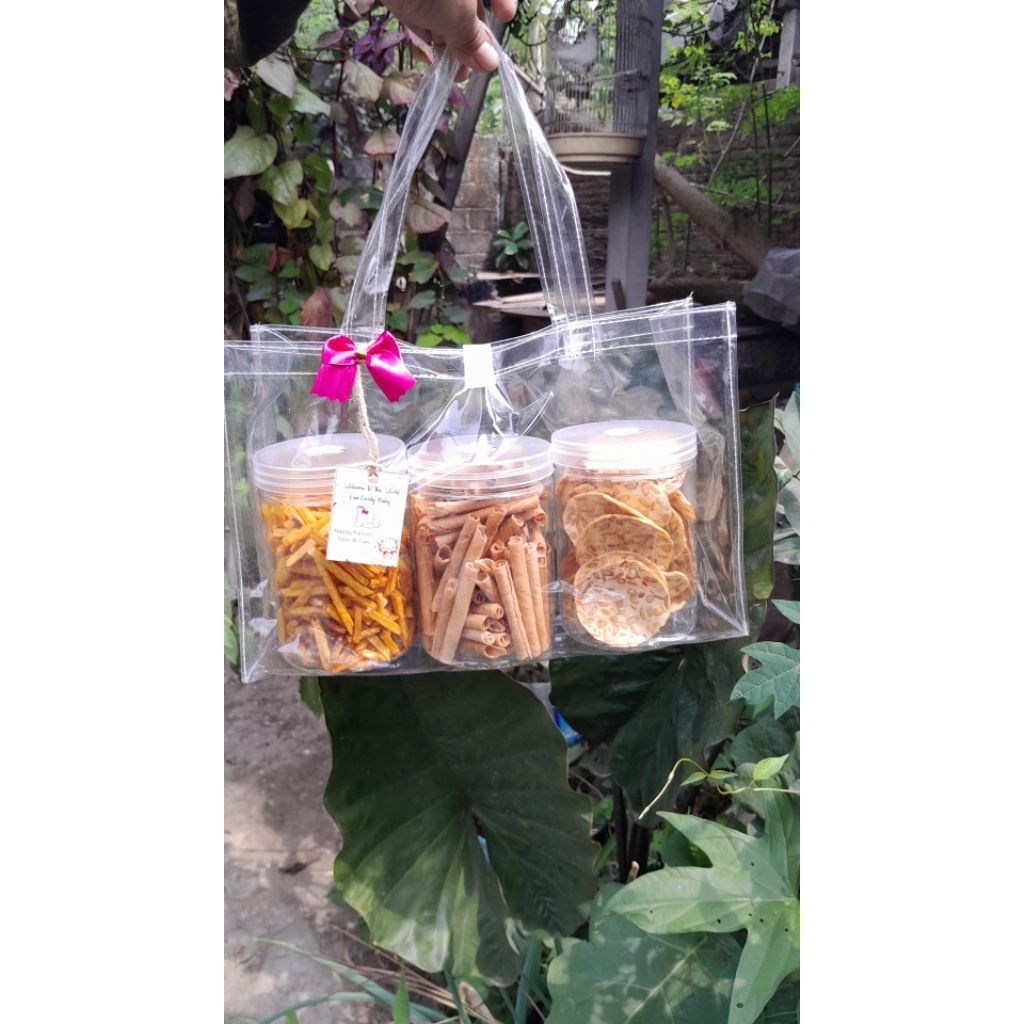 Tas Mika Plastik Transparan Souvenir Hajatan Ulang Tahun