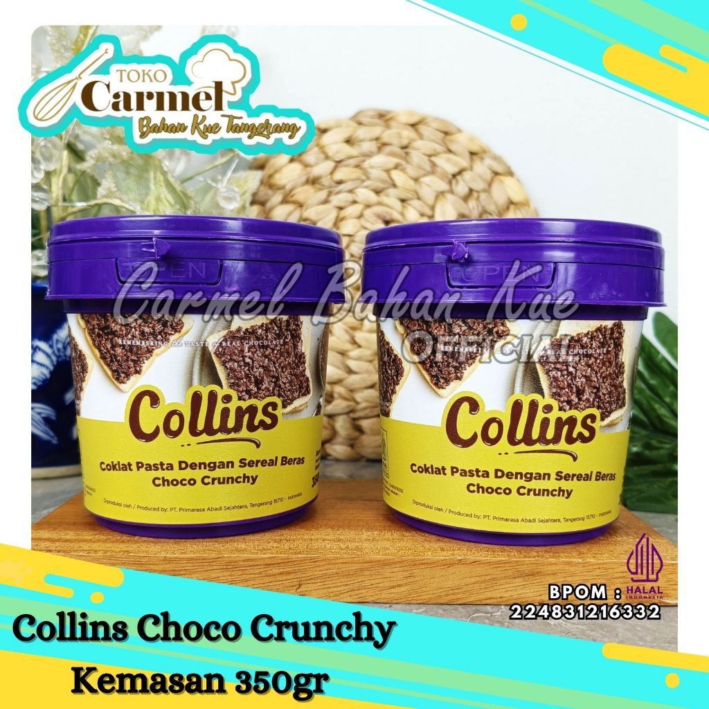 

Collins Coklat Crunchy 350gr - Selai Choco Crunchy
