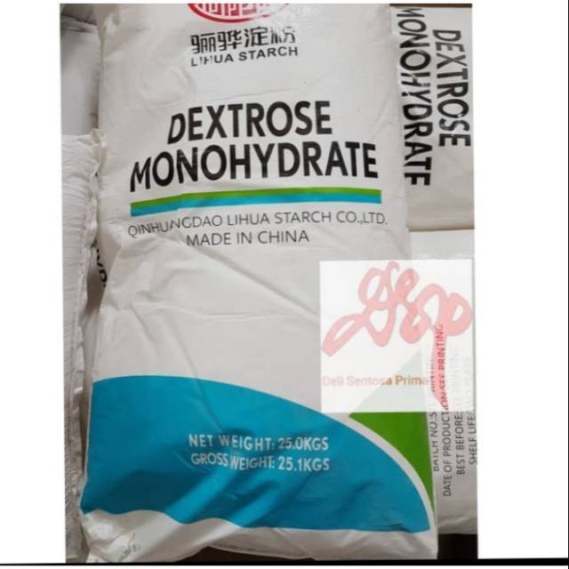 

[ INSTANT ] Dextrose Monohydrate / Gula Donat / Gula Dingin Lihua Ex RRT 25 KG