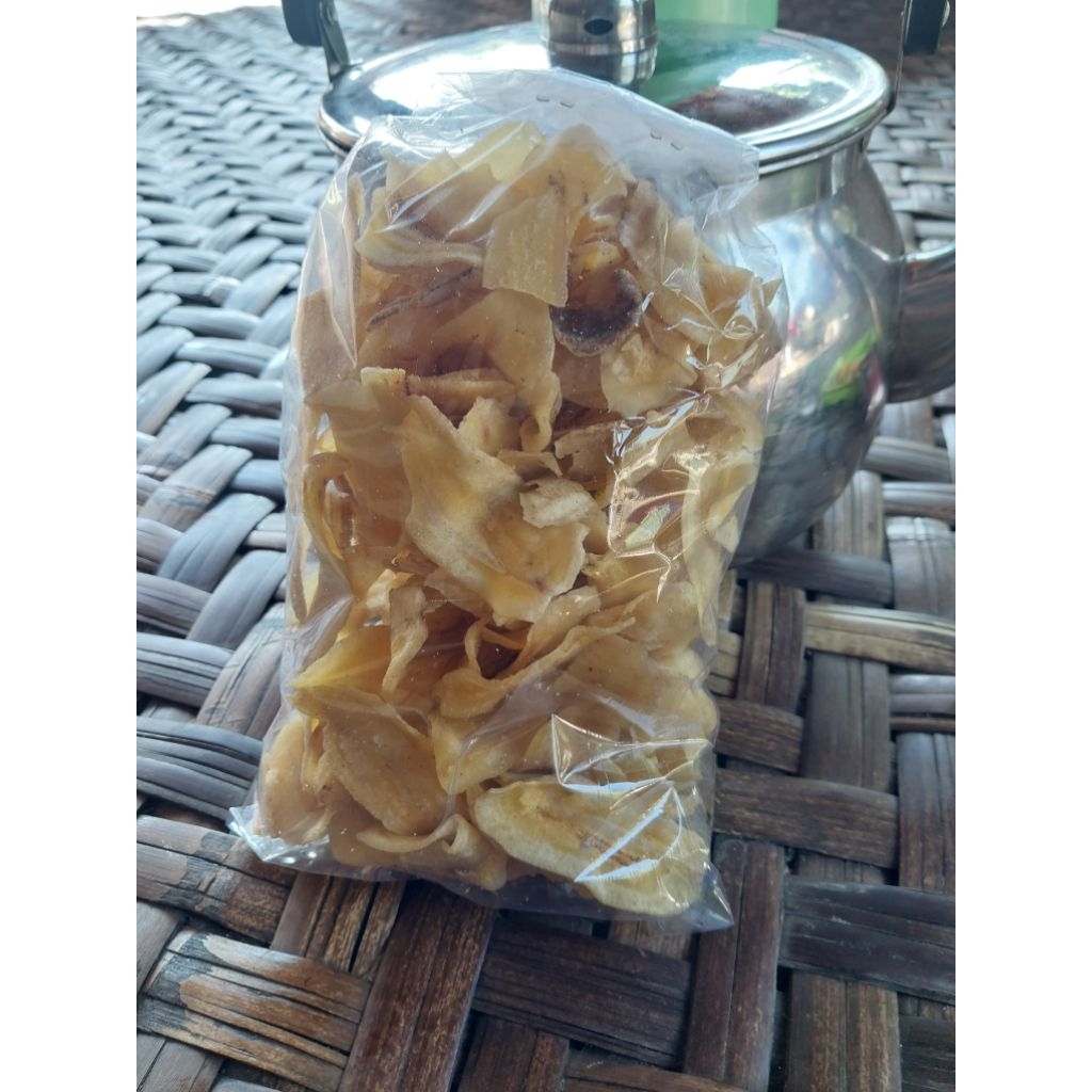 

Kripik pisang nyos,asin& gurih