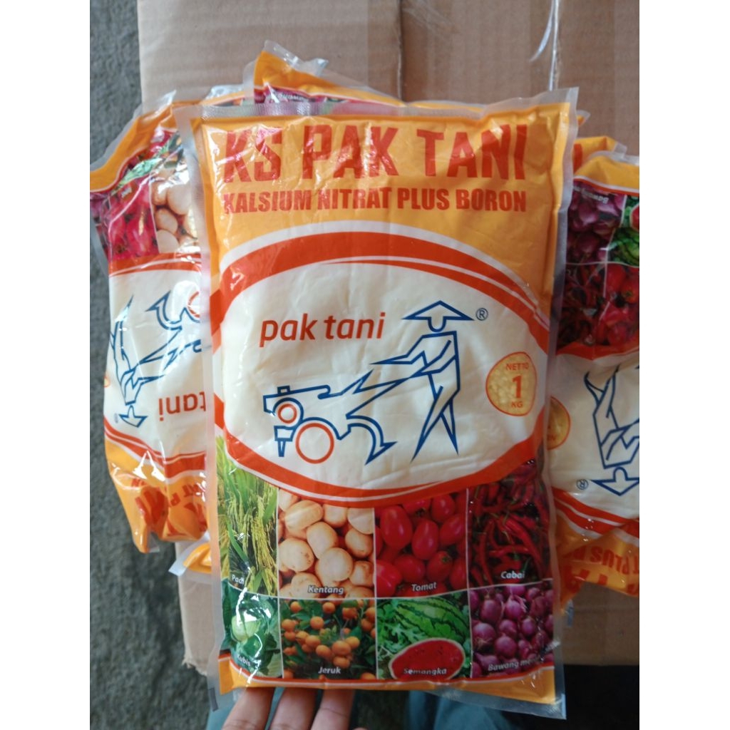 Pupuk KS Plus ( Calsium Ammonium Nitrat) Pak Tani 1KG Kalsium Nitrat Boron
