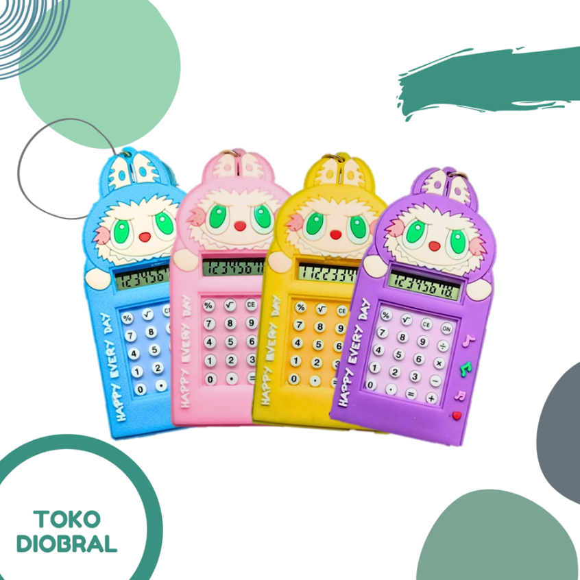 

Kalkulator Pocket Labubu Gantungan kunci labubu