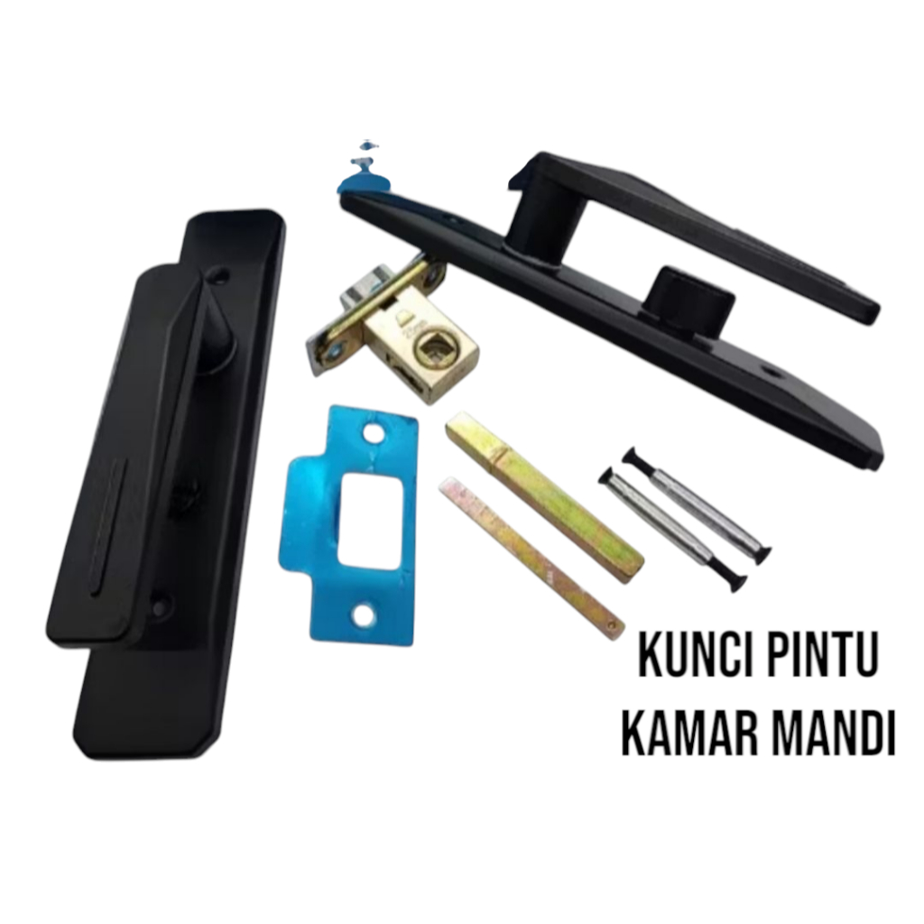 KUNCI PINTU KAMAR MANDI ALUMINIUM EASTGUARD FULL SET