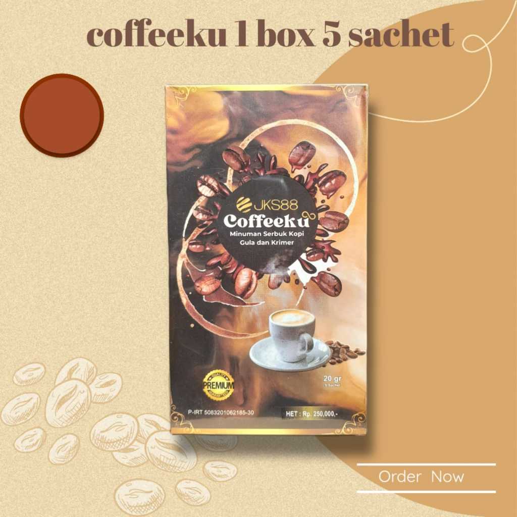 

COFFEKU / KOPIKU KOPI SAYANG KEMASAN TERBARU 1BOX ISI 5 SACHET
