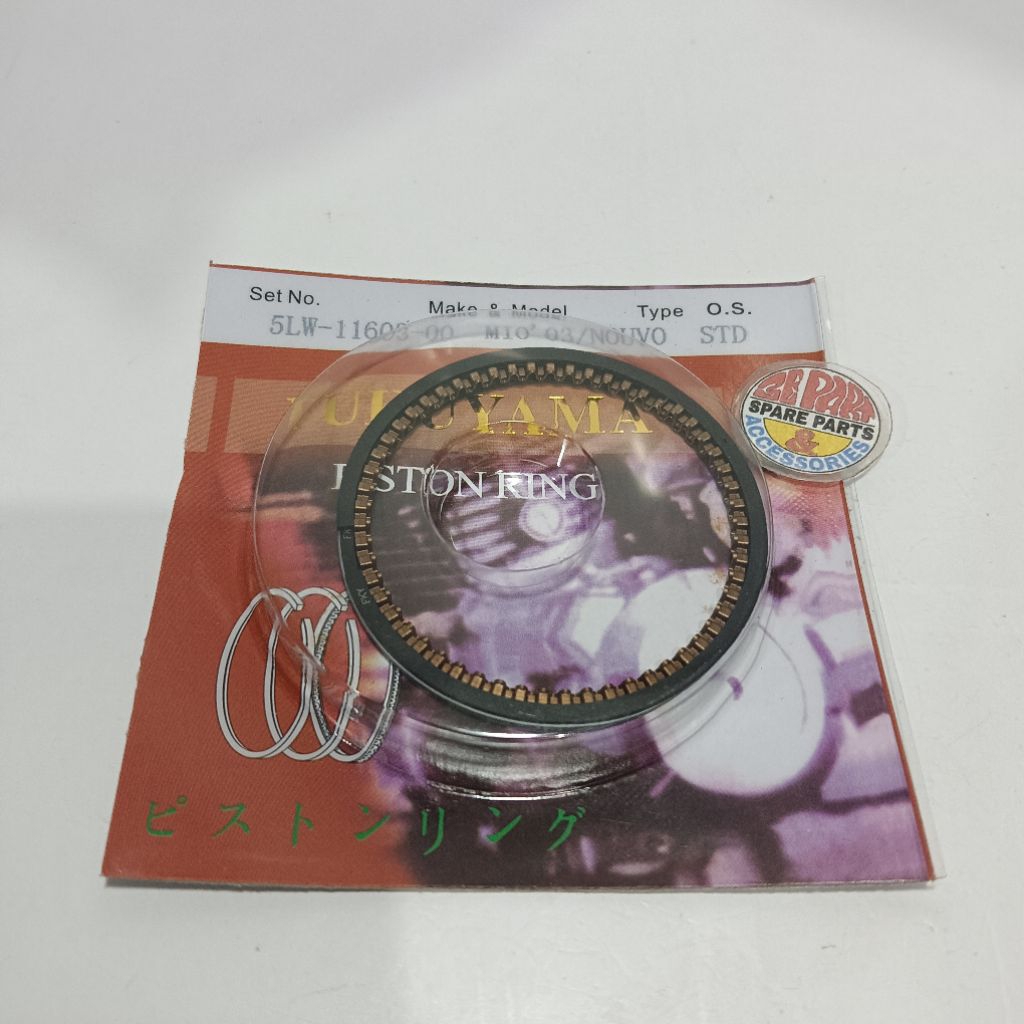 Ring seher Mio Mio soul Fino karbu 5LW Standar 00 - Piston ring Fukuyama