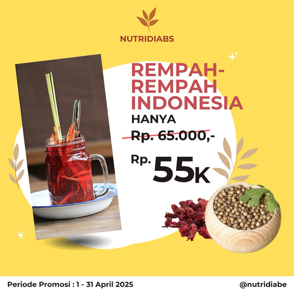 

1 Box Isi 20 Nutridiabs atasi Diabetes Pure Herbal