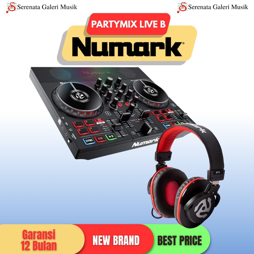 Numark Party Mix Live Bundle DJ Controller