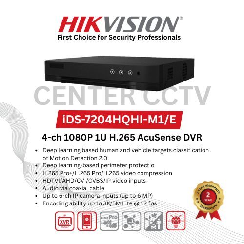 iDS-7204HQHI-M1/E DVR 4CHANNEL HIKVISION