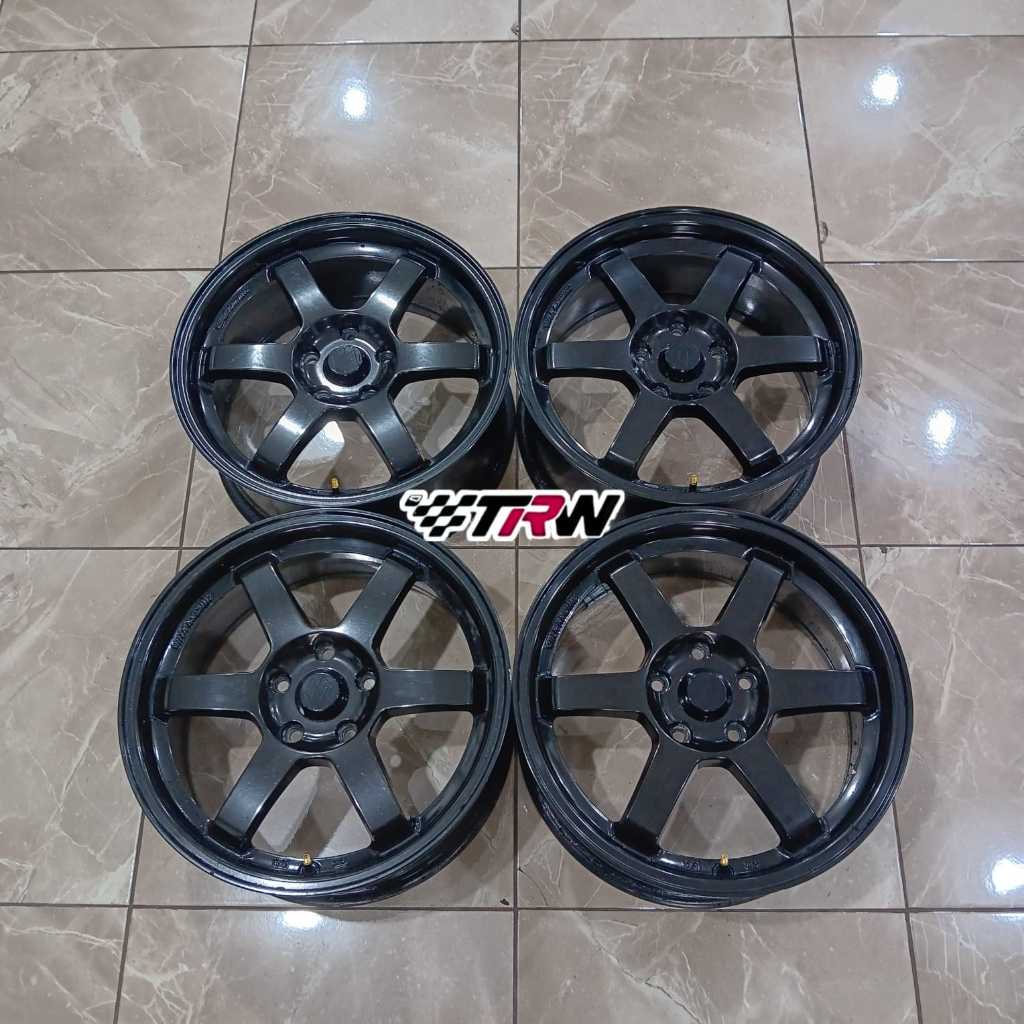 Velg Mobil Seken Murah ring 17 Rays Volk Te37 Baut 5x114,3 Vitara Hrv Ertiga Civic