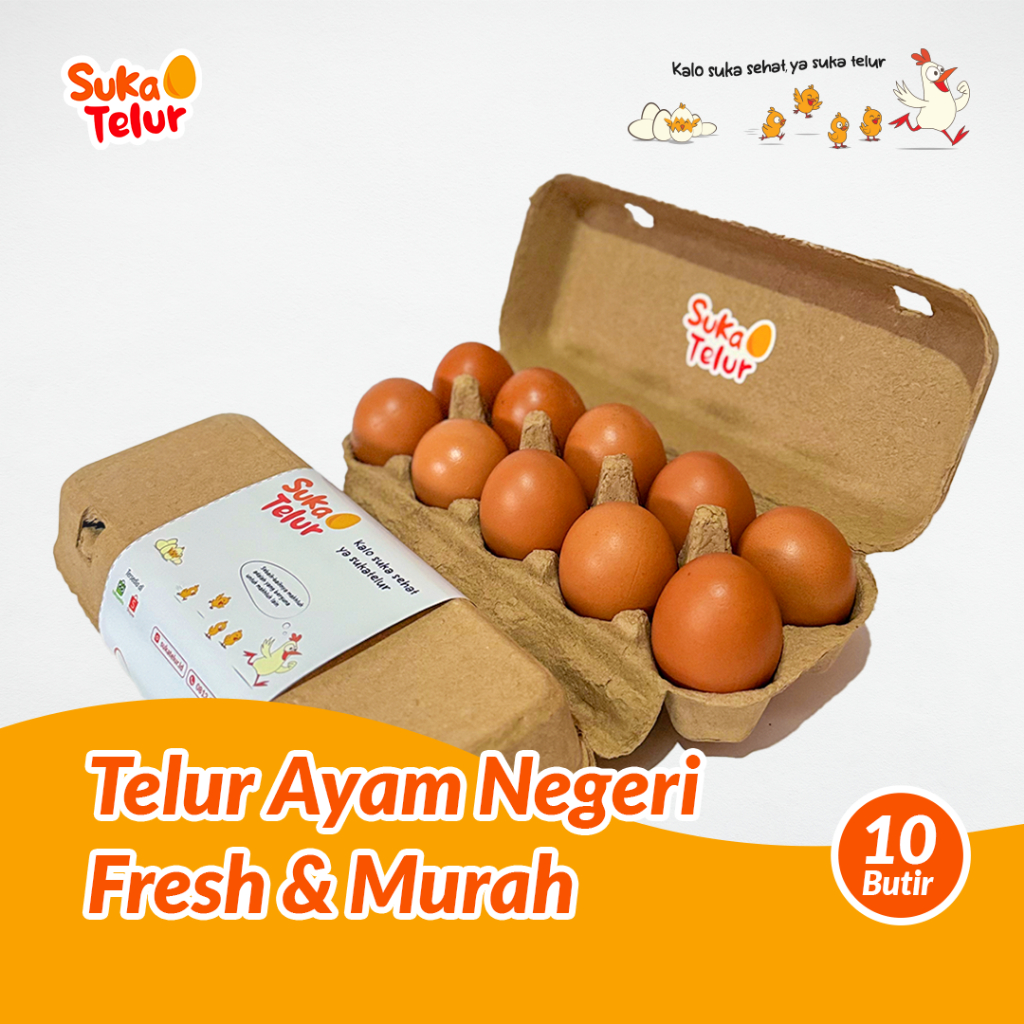 

Telur Ayam Negeri Fresh - 10 Butir