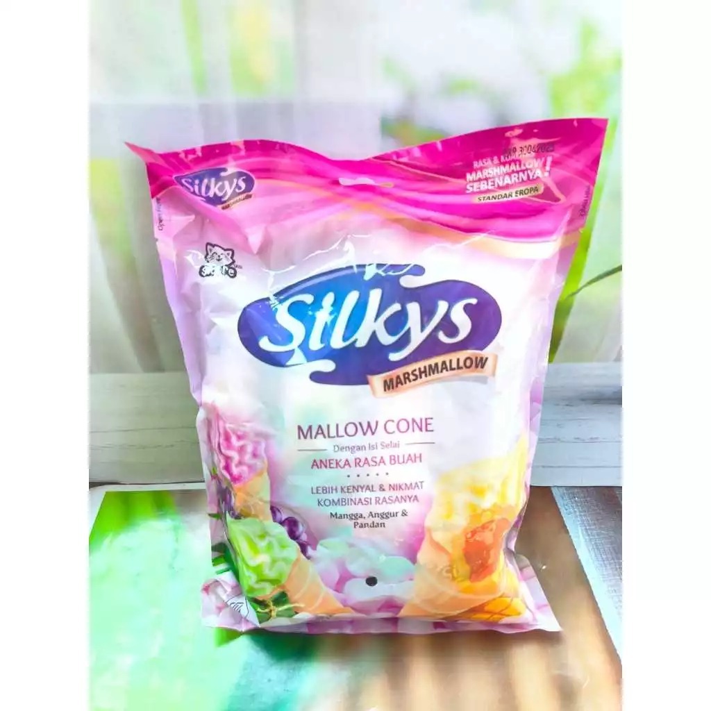 

Marshmallow Silks Mallow Cone / Jumbo Pao Isi 20 PCS x 4,6 GR