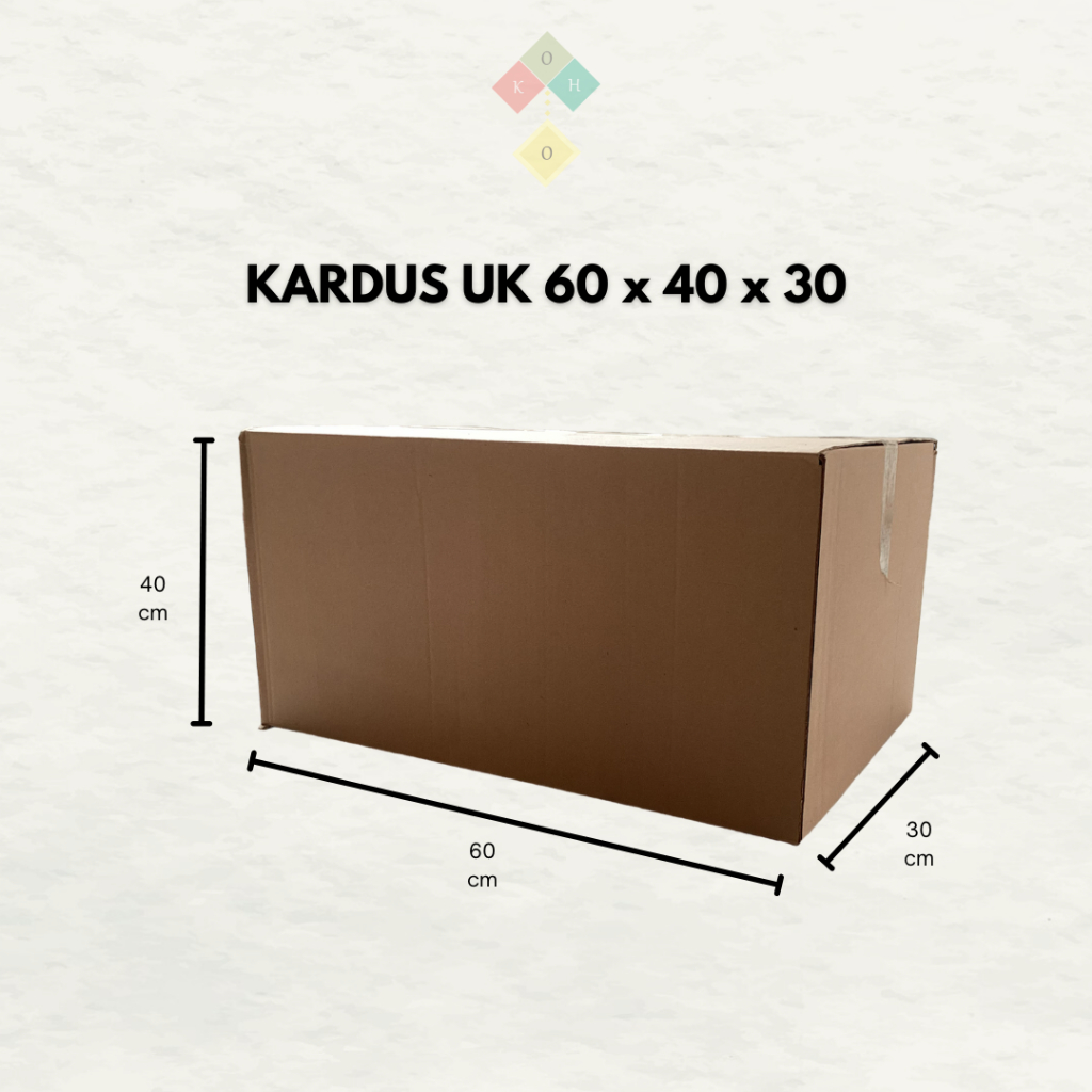 

KOHO | Kardus Packing Besar Untuk Pindahan Tebal Uk 60 x 40 x 30 | Kardus Uk 60x40x30 | Kardus Baru | Kardus Packing Besar Tebal 3 mm berbagai macam Ukuran