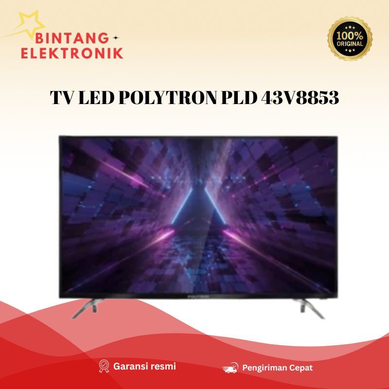TV LED POLYTRON PLD 43V8853 - TV LED Polytron 43 inci Full HD  PLD-43V8853