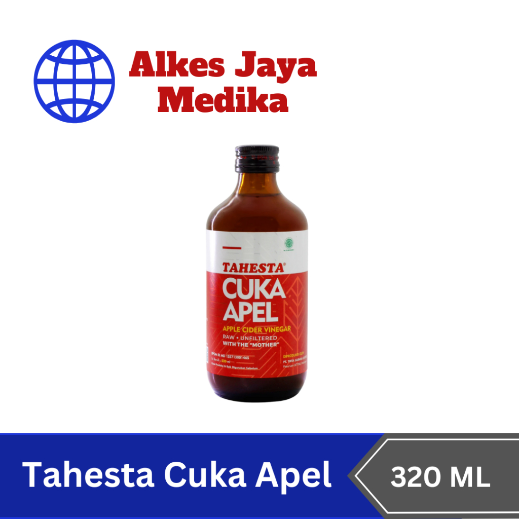 

Tahesta Cuka Apel 320ml - Suplemen kesehatan