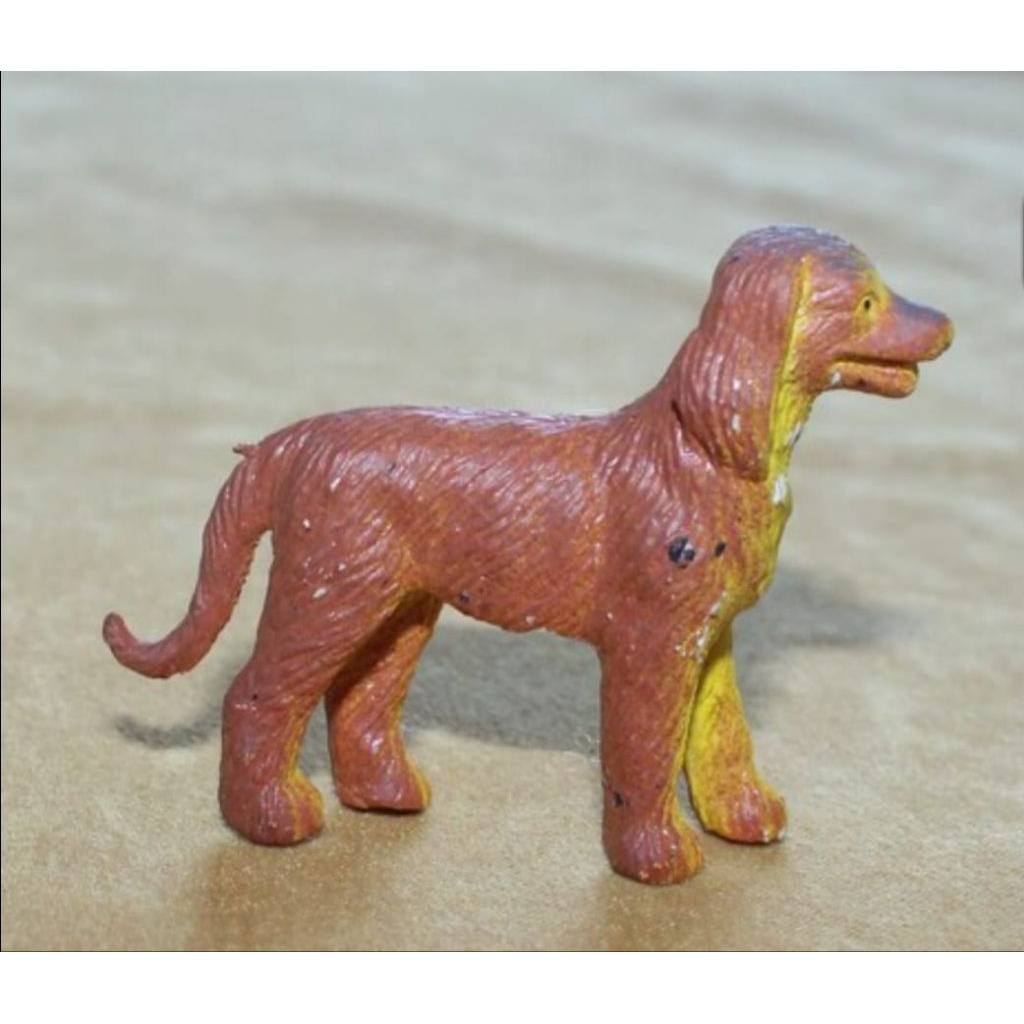 Mainan Mini Figure pajangan hewan anjing guguk mainan edukasi hewan