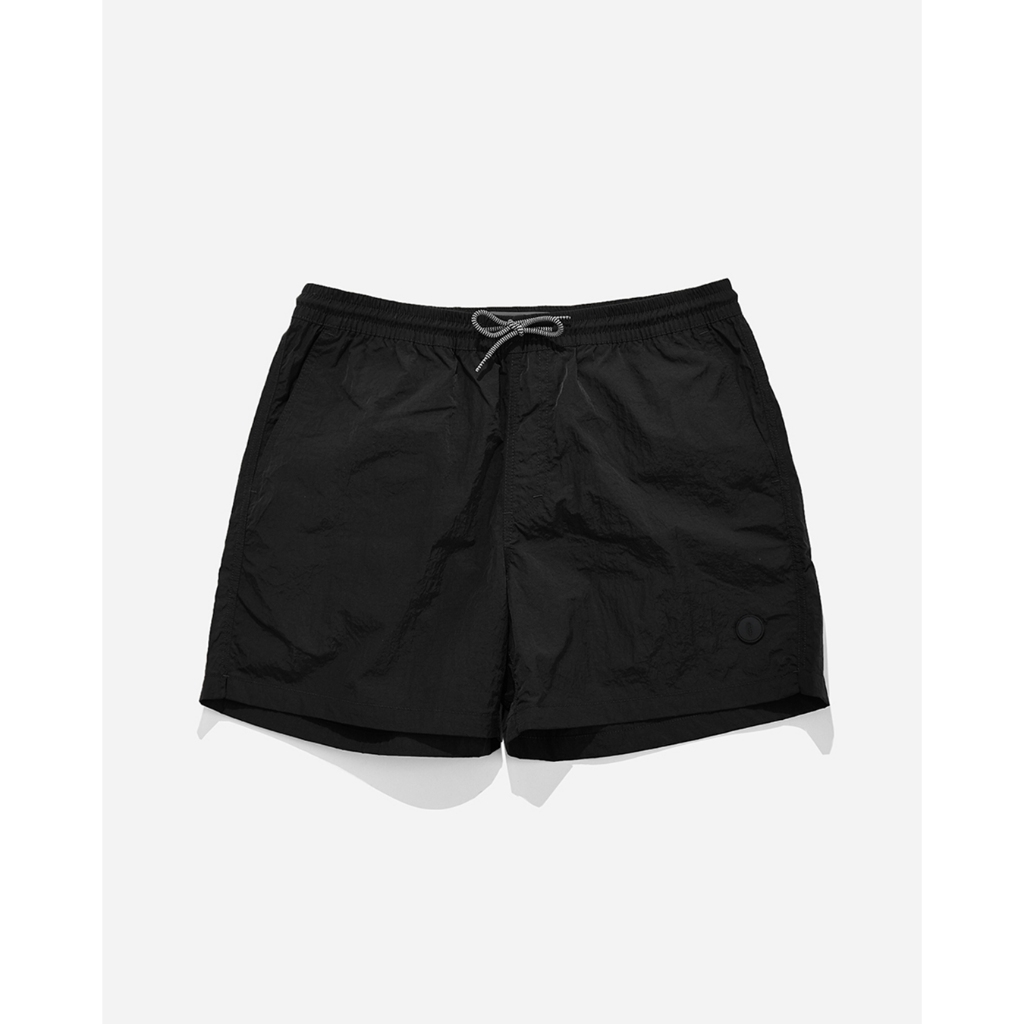 Warning Clothing - Carlisle Celana Pendek Boardshort Crinkle | Hitam