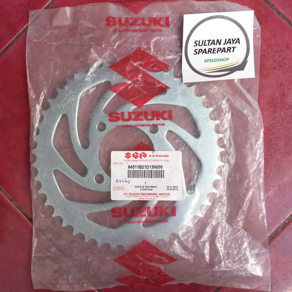 Gear Gir Belakang Suzuki SATRIA LUMBA HIU 120 RU 2T 2TAK RAIDER 125 SATRIA F FU 150 ORIGINAL SGP 645