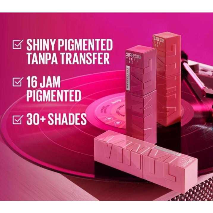 READY STOCK | MAYBELLINE VINYL INK ORIGINAL | LIPSTICK