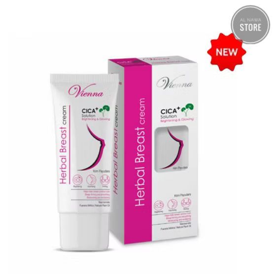 Vienna Breast Cream Krim Vienna Herbal Breast Cream Mengencangkan Payudara Menambah Volume Payudara 