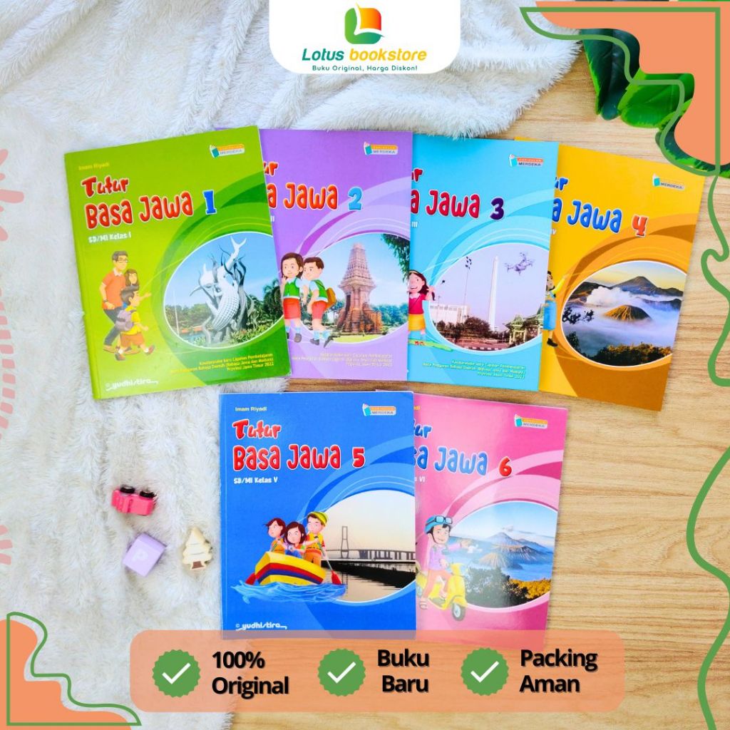 Tutur Bahasa Jawa SD Kelas 1 2 3 4 5 6 - Penerbit Yudhistira - Kurikulum Merdeka - Buku Original