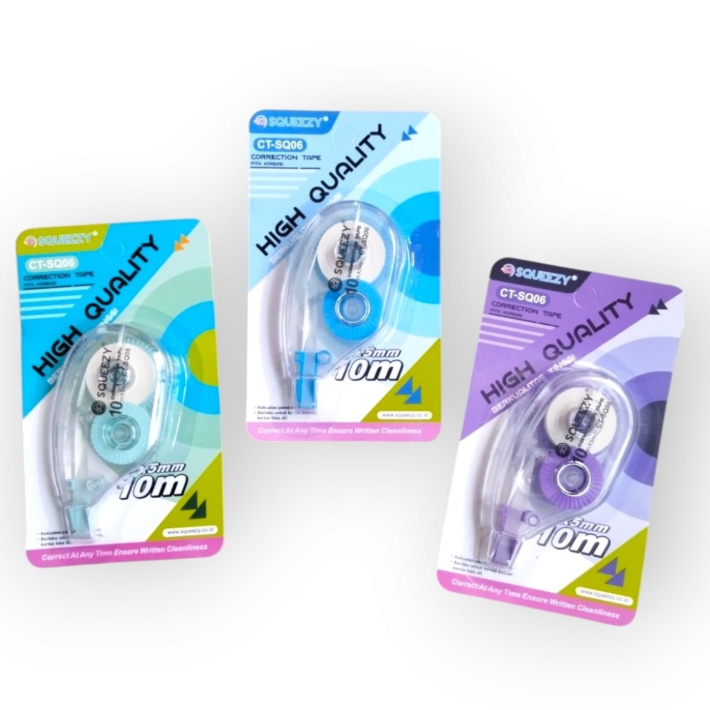 

Tip-ex/Pita Koreksi Squeezy 10m CT-SQ06