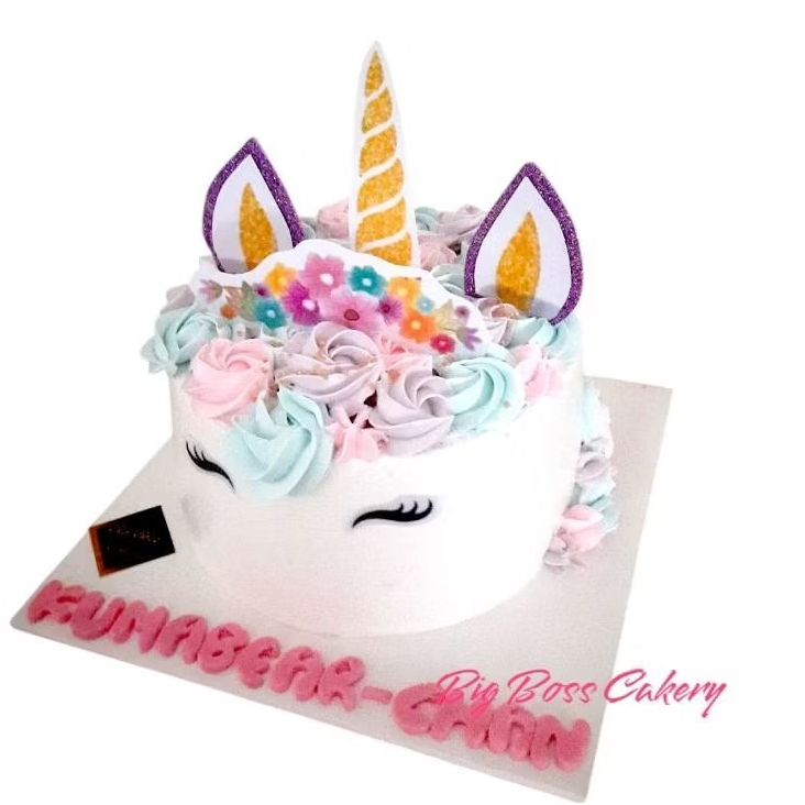 

UNICORN CAKE FOR GIRLS TOPPER