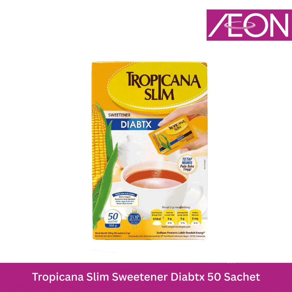 

Tropicana Slim Sweetener Diabtx 50 Sachet