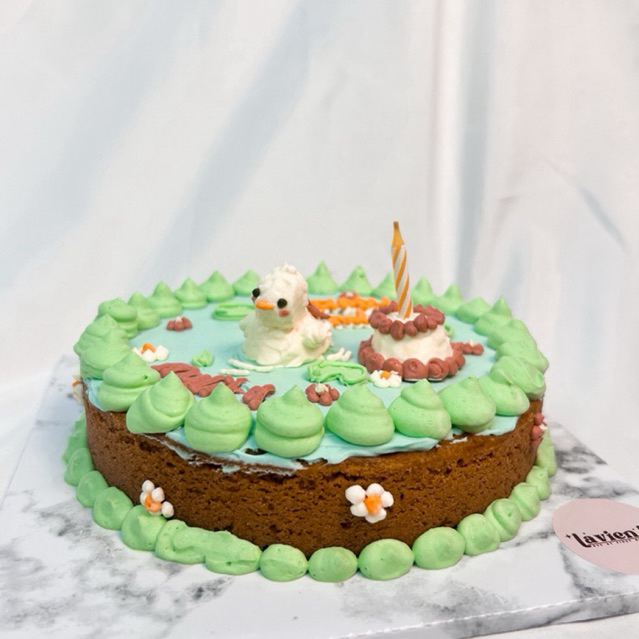 

(KHUSUS MAKASSAR)(LAVIEN.HO)BIRTHDAY COOKIES 16CM FREE DECORATION