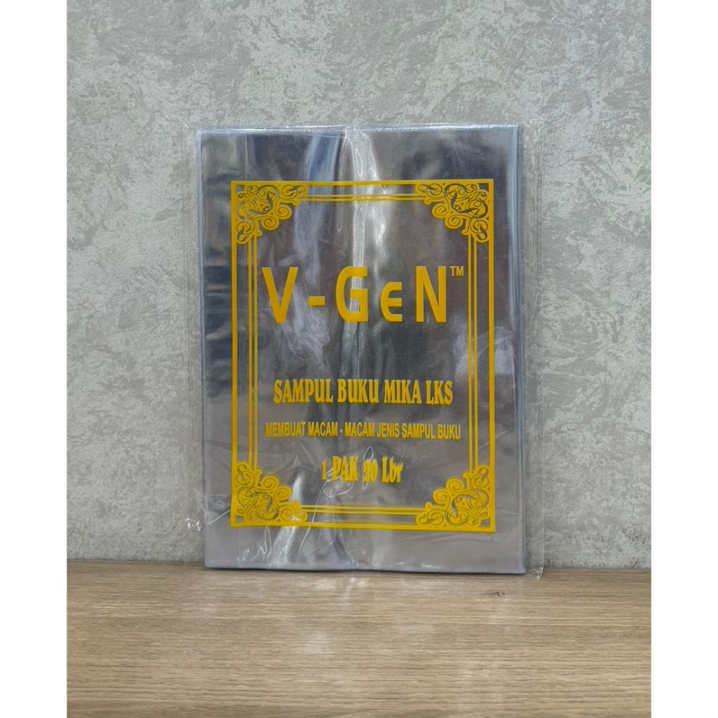 

[YOBANA] V-GEN SAMPUL BUKU LKS SAMPUL MIKA SAMPUL PLASTIK ISI 60 LEMBAR