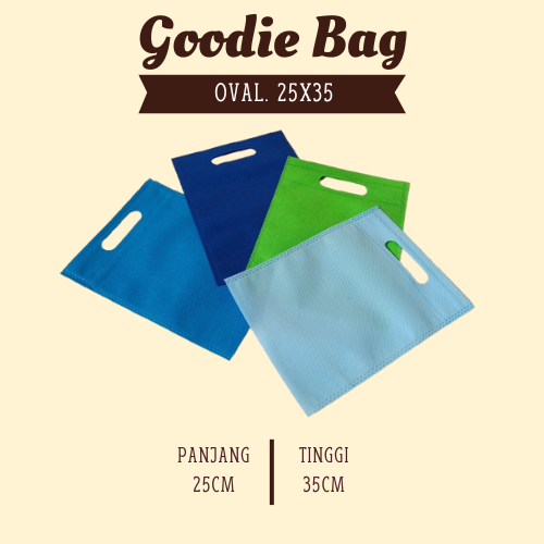 

Tas oval press / tas spunbond 25 x 35 / Tas belanja - Tas souvenir isi 20pcs