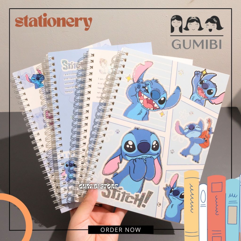 

NOTEBOOK A5 STITCH SPIRAL SERIES NOTEBOOK RING NOTE BOOK BUKU TULIS SPIRAL A5 STITCH LILO BLUE TERMURAH GUMIBI STORE
