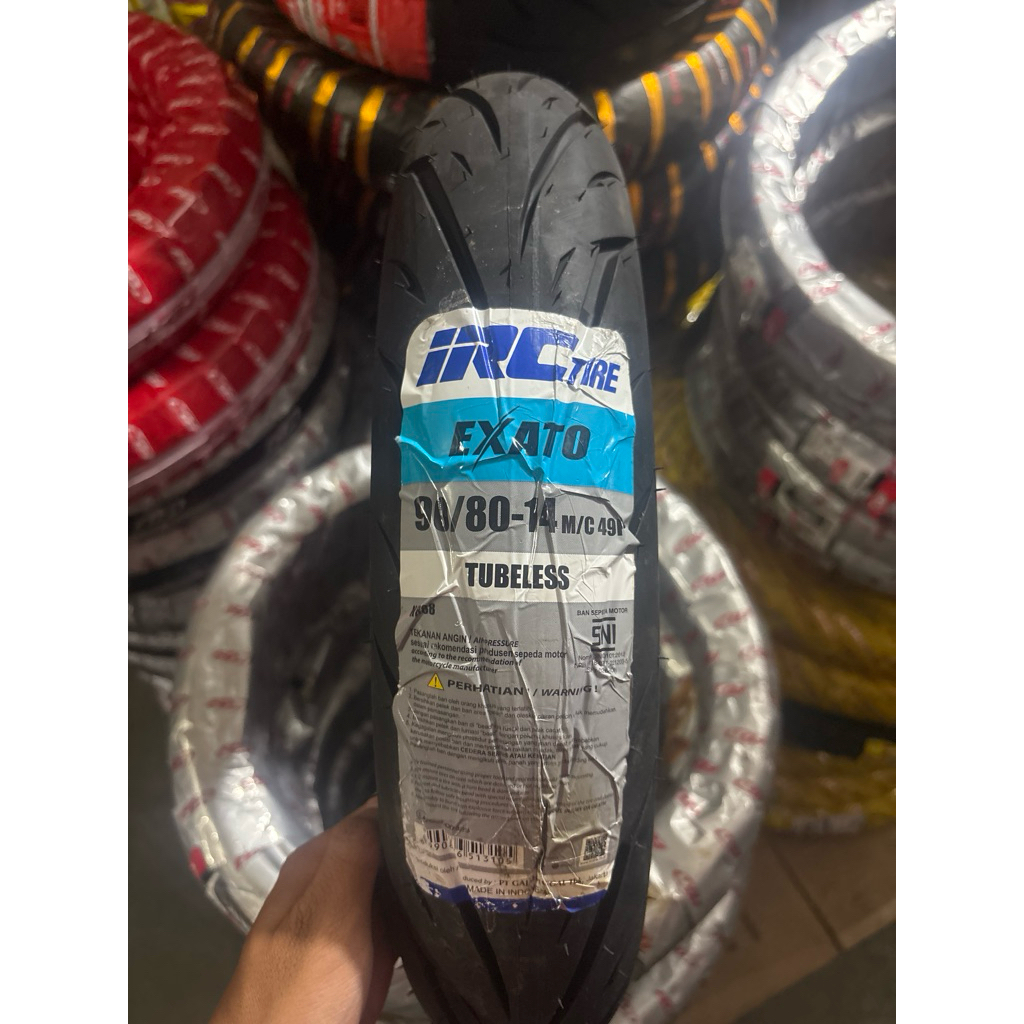 IRC EXATO 90/80 RING 14 TUBELESS
