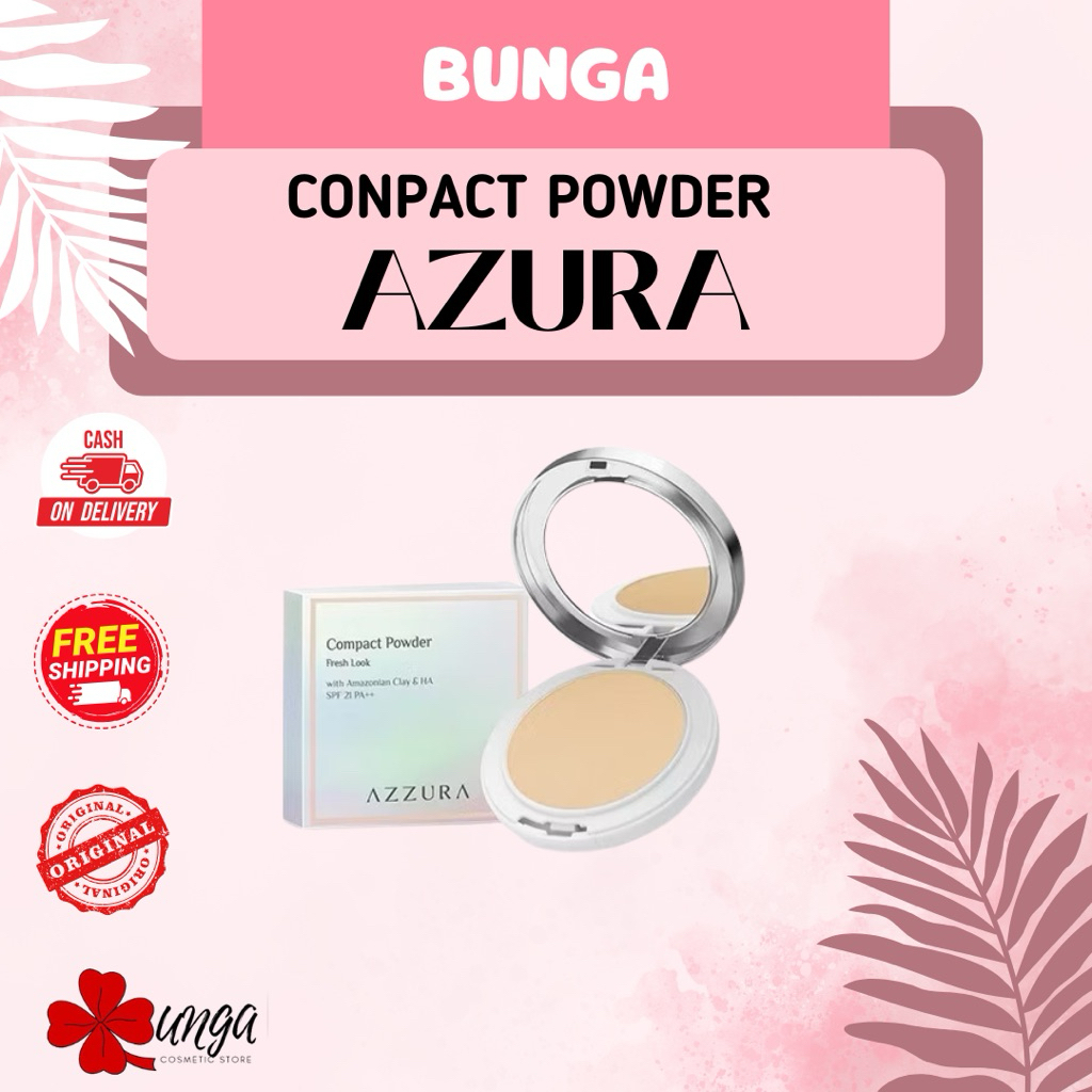 BUNGA - Azzura Compact Powder / Compact Powder Azzura / Bedak Padat Azzura