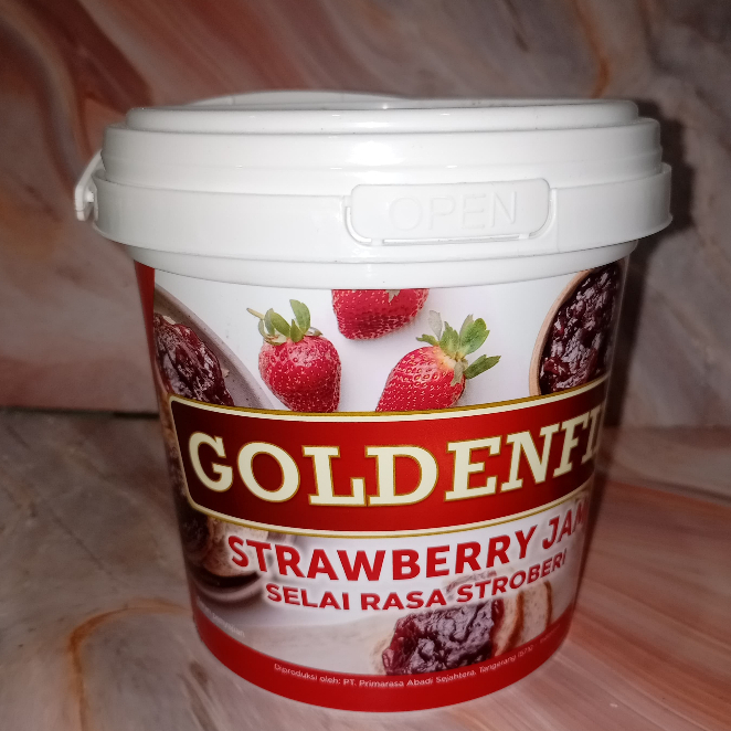 

Goldenfil Choco Cruncy Selai Topping Cokelat strawberry 1kg