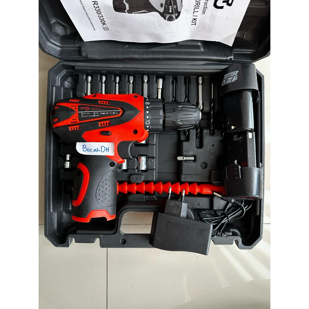 BOR CORDLESS BATRE + IMPACT 2 BATRE 12VOLT 10MM / BOR CAS BOR CES BOR BATRE