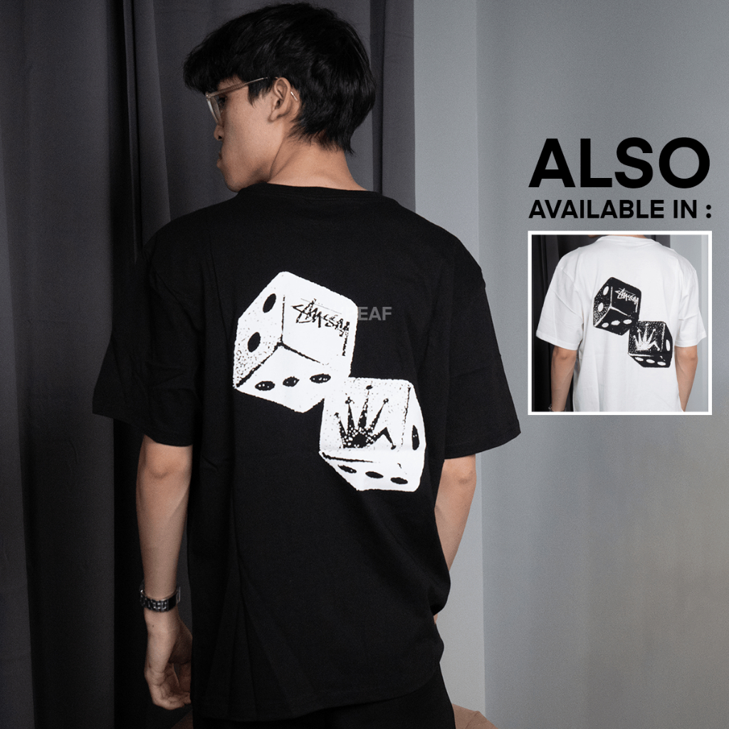 STUSSY Shakers Tshirt Tee Authentic / Baju Kaos STUSSY Original