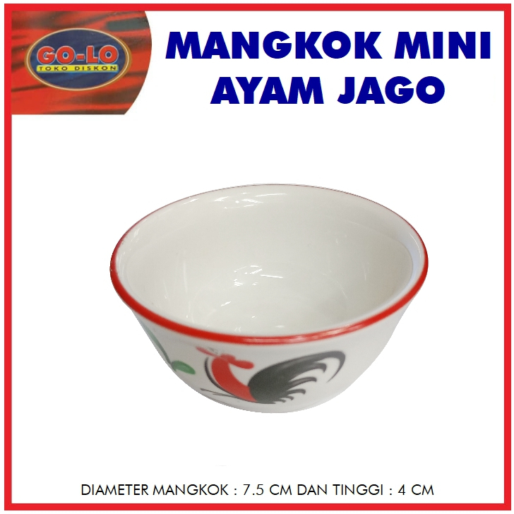 Mangkok mini ayam jago