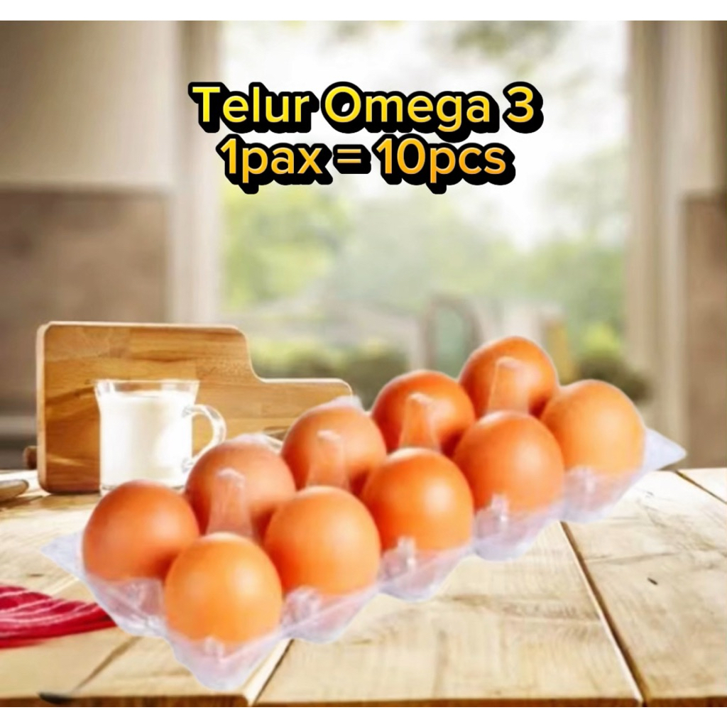

Telur Omega 3 1pax atau 10butir